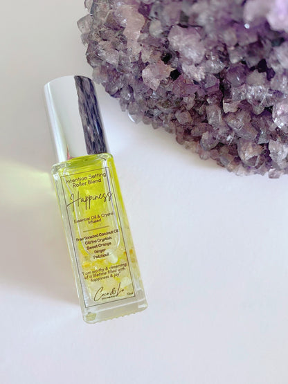 Intention Setting Crystal & Essential Oil Infused Roller Blends