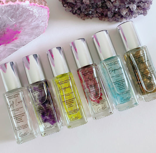 Intention Setting Crystal & Essential Oil Infused Roller Blends