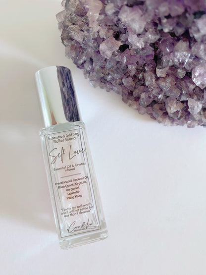 Intention Setting Crystal & Essential Oil Infused Roller Blends