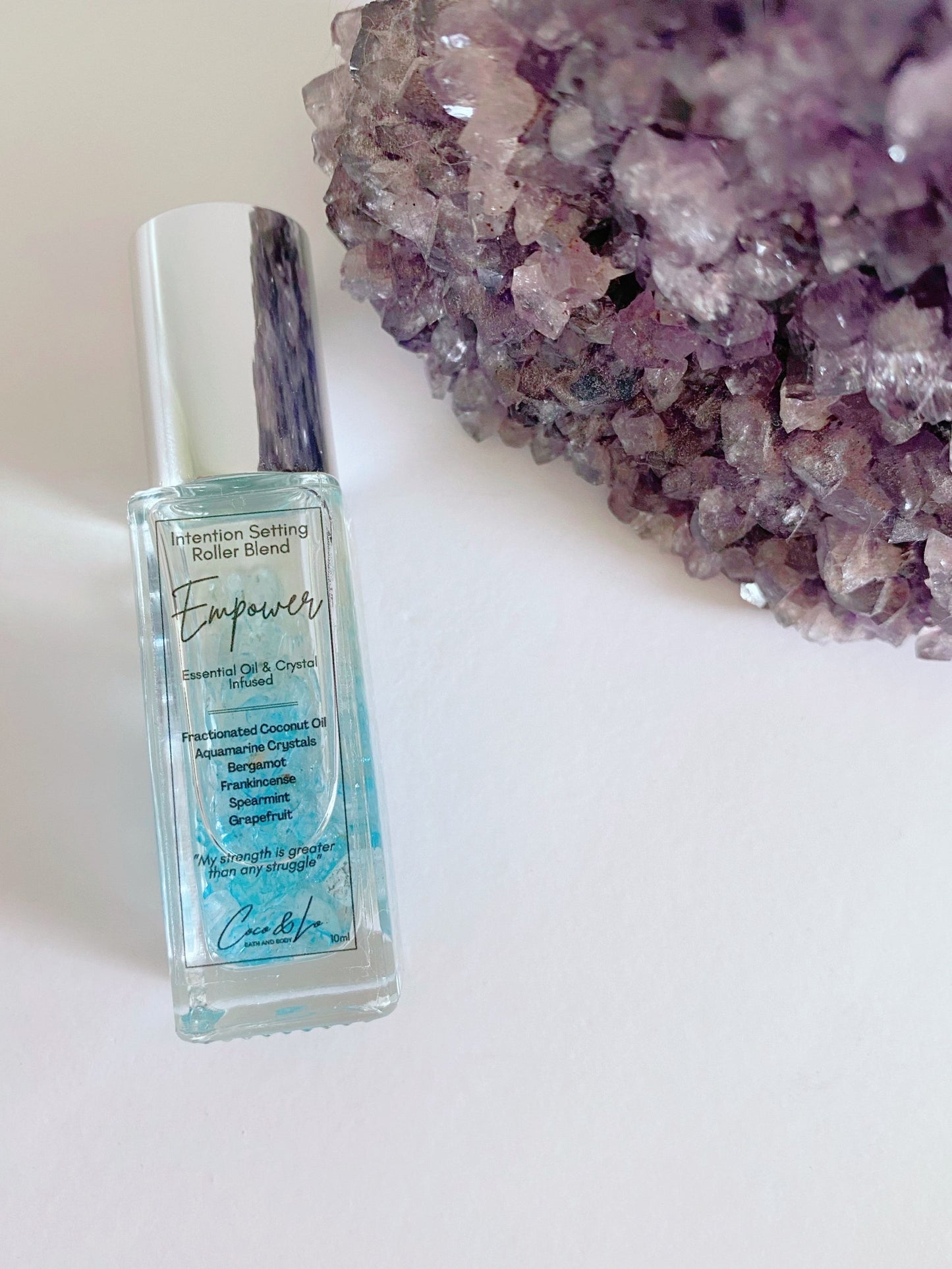 Intention Setting Crystal & Essential Oil Infused Roller Blends